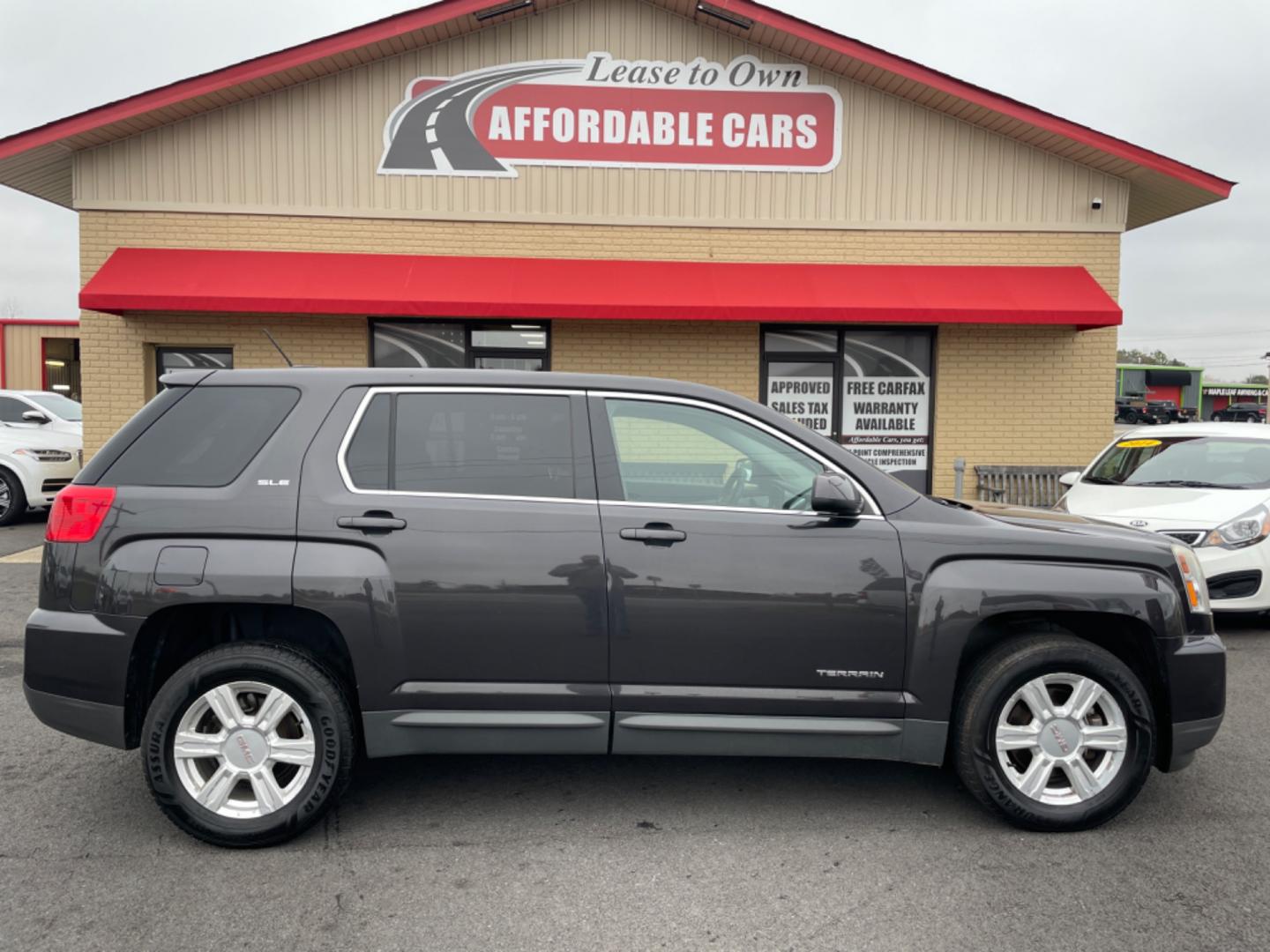 2016 Gray GMC Terrain (2GKALMEK7G6) with an 4-Cyl, 2.4 Liter engine, Automatic, 6-Spd transmission, located at 8008 Warden Rd, Sherwood, AR, 72120, (501) 801-6100, 34.830078, -92.186684 - Photo#0